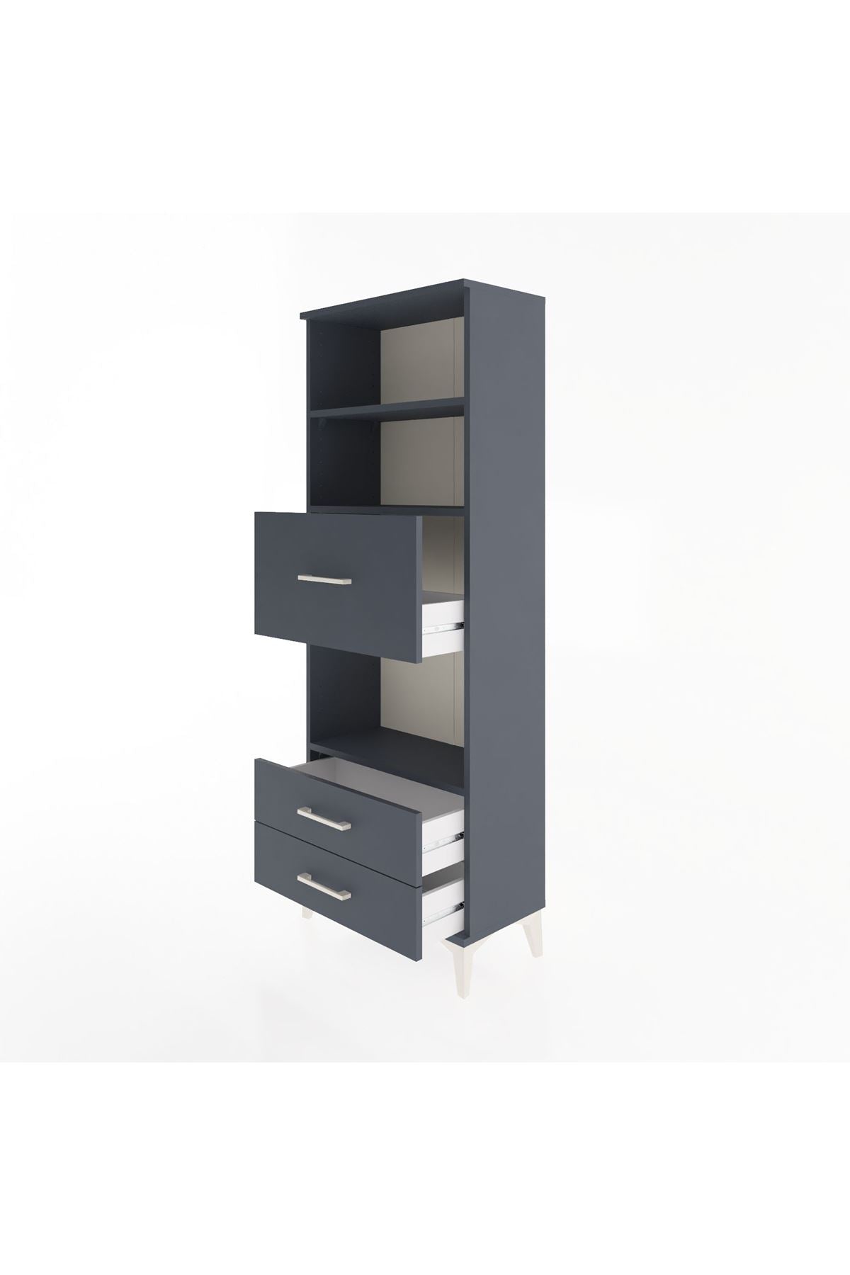 Arges Dolap 3 Raflı 3 Çekmeceli 60x30x163 - S20M050V5A