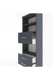 Arges Dolap 3 Raflı 3 Çekmeceli 60x30x163 - S20M050V5A