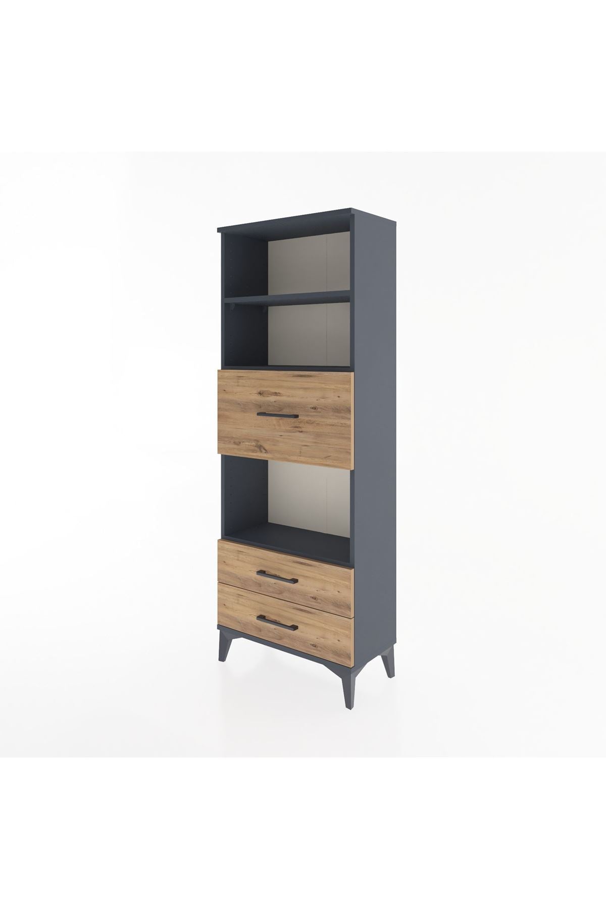 Arges Dolap 3 Raflı 3 Çekmeceli 60x30x163 - S20M050V6A
