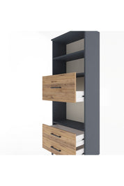 Arges Dolap 3 Raflı 3 Çekmeceli 60x30x163 - S20M050V6A