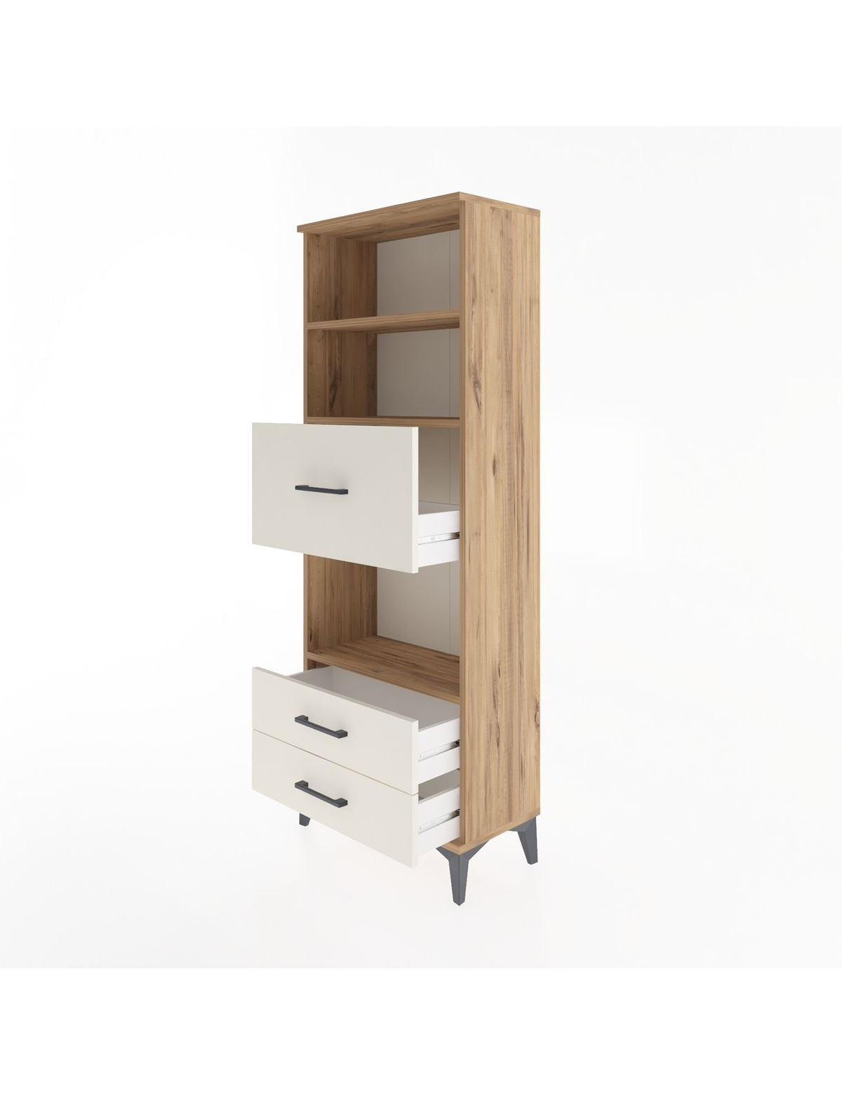 Arges Dolap 3 Raflı 3 Çekmeceli 60x30x163 - S20M050V7A