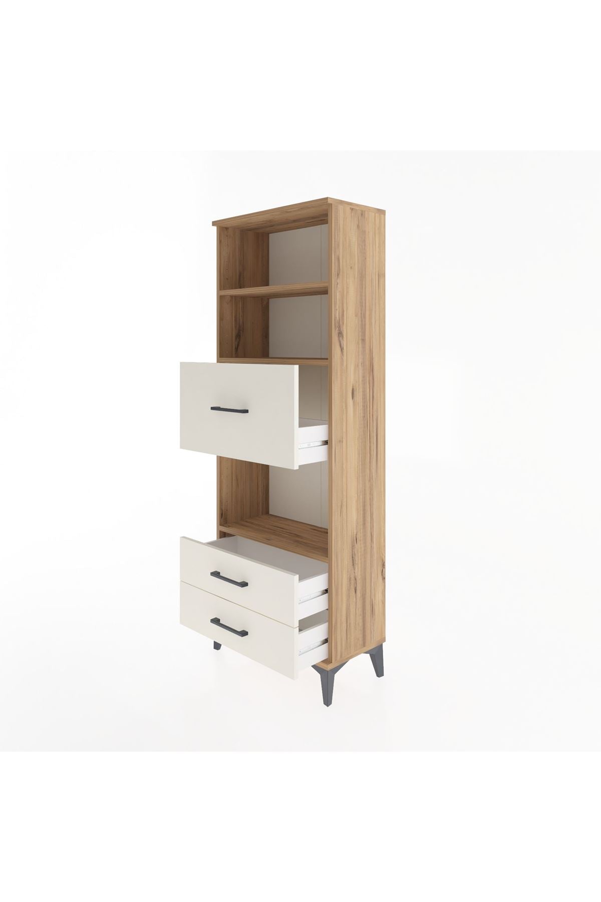 Arges Dolap 3 Raflı 3 Çekmeceli 60x30x163 - S20M050V7A