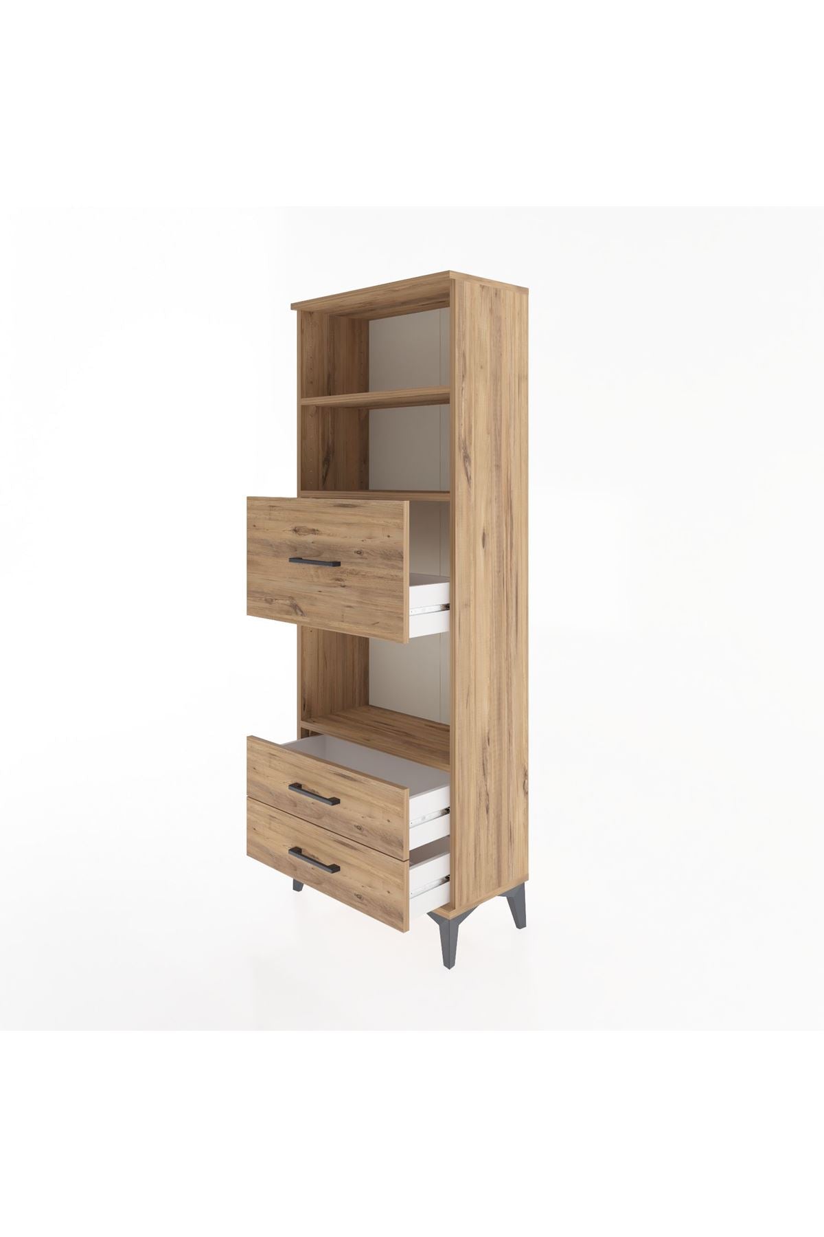 Arges Dolap 3 Raflı 3 Çekmeceli 60x30x163 - S20M050V9A