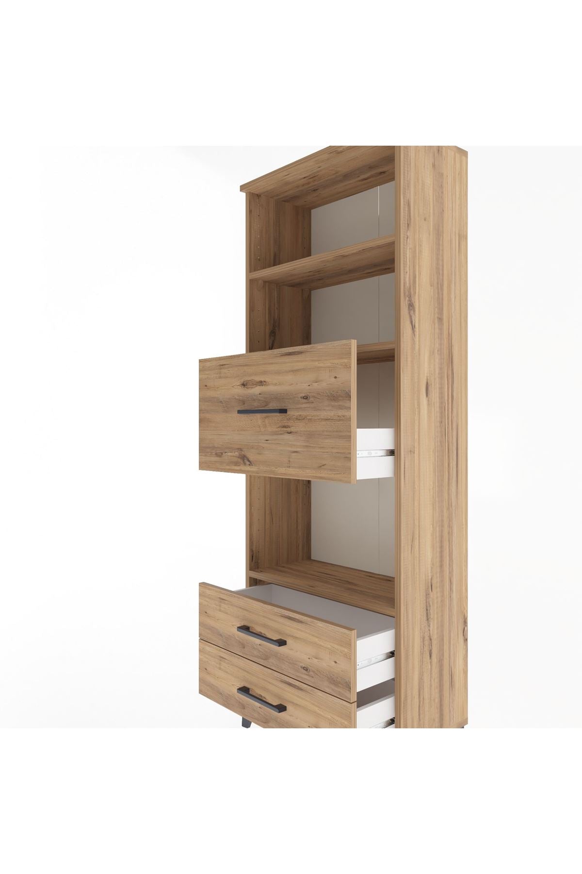Arges Dolap 3 Raflı 3 Çekmeceli 60x30x163 - S20M050V9A