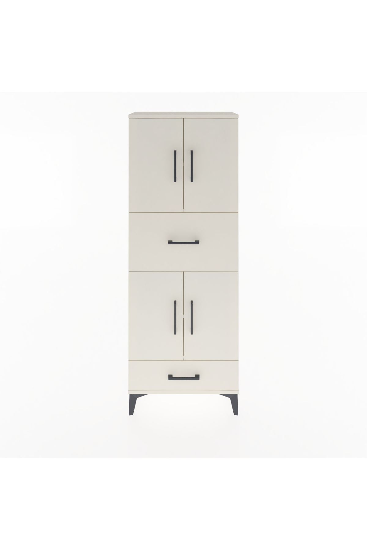 Arges Dolap 4 Raflı 2 Çekmeceli 4 Kapaklı 60x30x163 - S20M051V1A