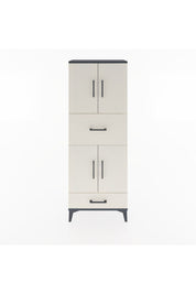Arges Dolap 4 Raflı 2 Çekmeceli 4 Kapaklı 60x30x163 - S20M051V4A