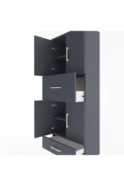 Arges Dolap 4 Raflı 2 Çekmeceli 4 Kapaklı 60x30x163 - S20M051V5A
