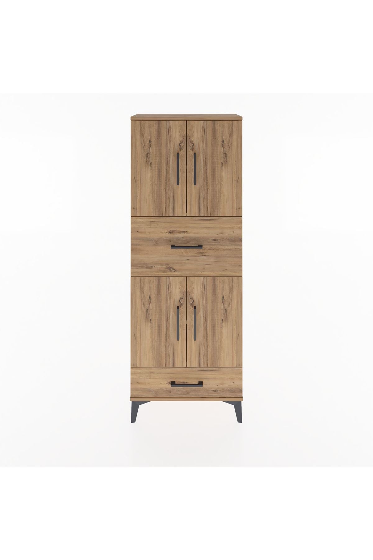 Arges Dolap 4 Raflı 2 Çekmeceli 4 Kapaklı 60x30x163 - S20M051V9A