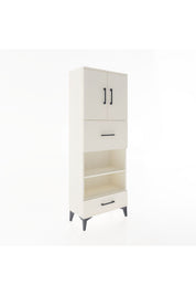 Arges Dolap 4 Raflı 2 Çekmeceli 2 Kapaklı 60x30x163 - S20M053V1A