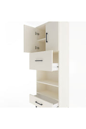Arges Dolap 4 Raflı 2 Çekmeceli 2 Kapaklı 60x30x163 - S20M053V1A