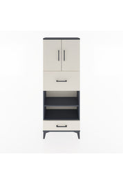 Arges Dolap 4 Raflı 2 Çekmeceli 2 Kapaklı 60x30x163 - S20M053V4A