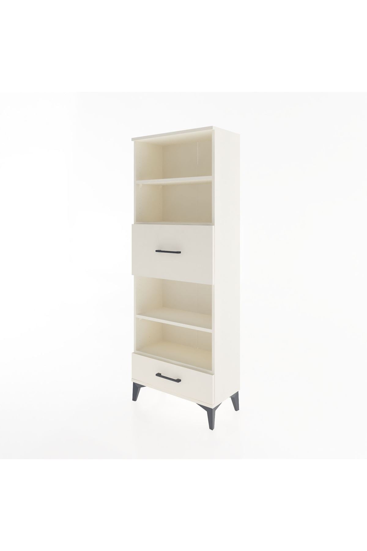 Arges Dolap 4 Raflı 2 Çekmeceli 60x30x163 - S20M054V1A