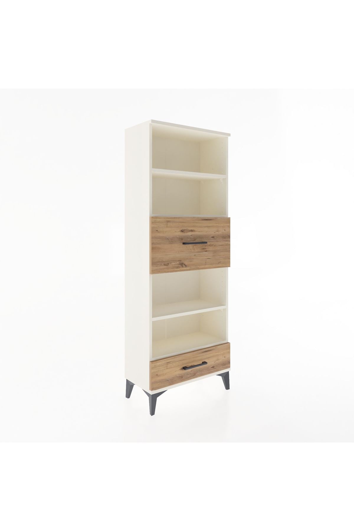 Arges Dolap 4 Raflı 2 Çekmeceli 60x30x163 - S20M054V3A