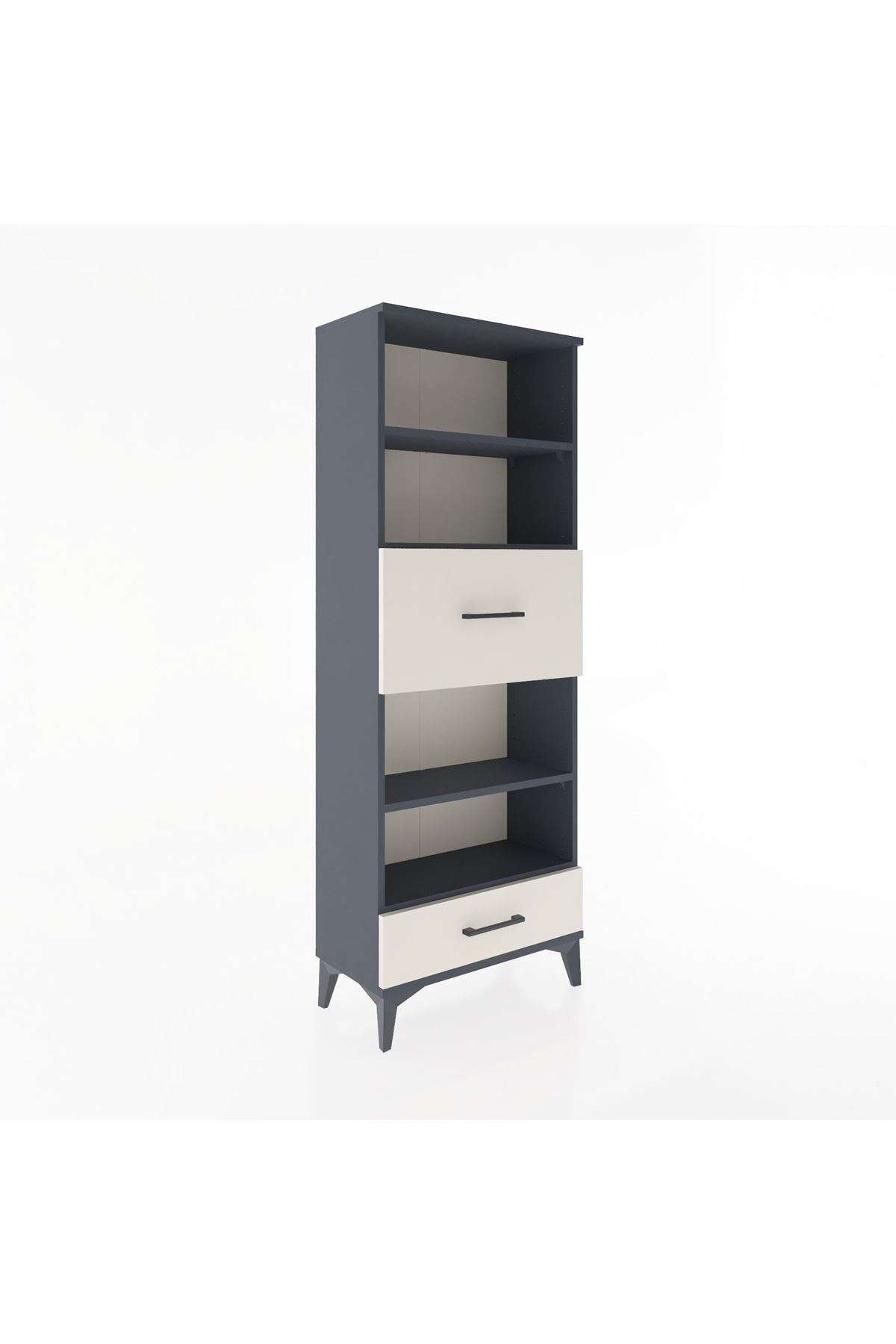 Arges Dolap 4 Raflı 2 Çekmeceli 60x30x163 - S20M054V4A
