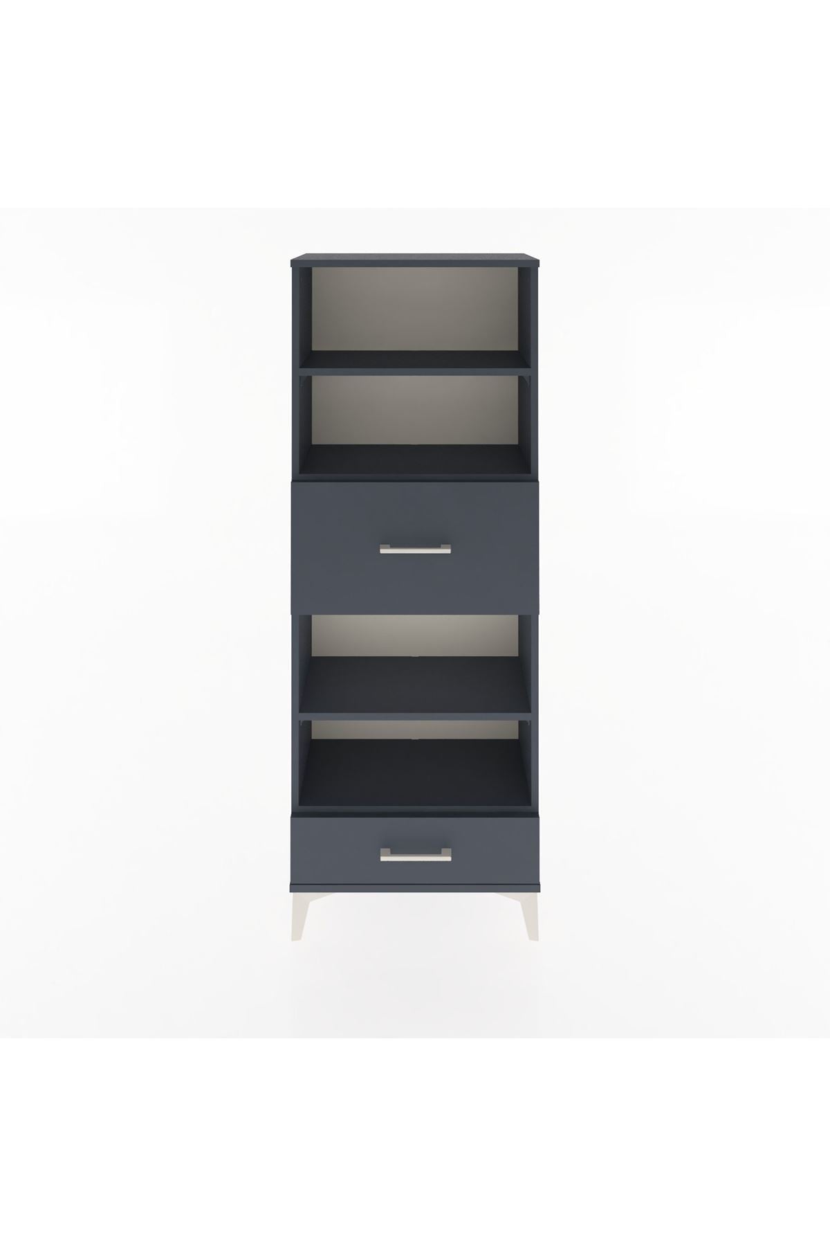 Arges Dolap 4 Raflı 2 Çekmeceli 60x30x163 - S20M054V5A