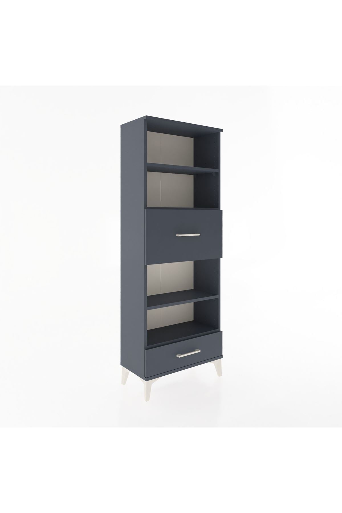Arges Dolap 4 Raflı 2 Çekmeceli 60x30x163 - S20M054V5A