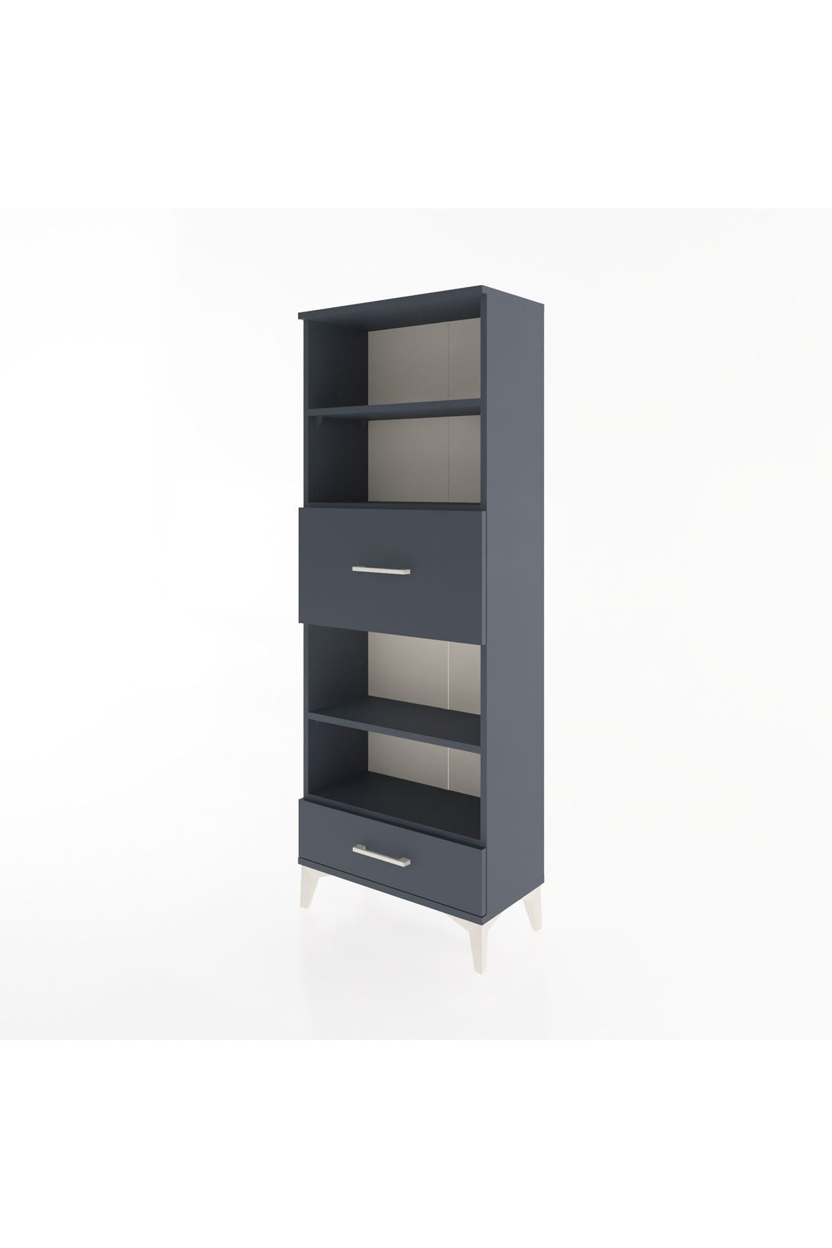 Arges Dolap 4 Raflı 2 Çekmeceli 60x30x163 - S20M054V5A