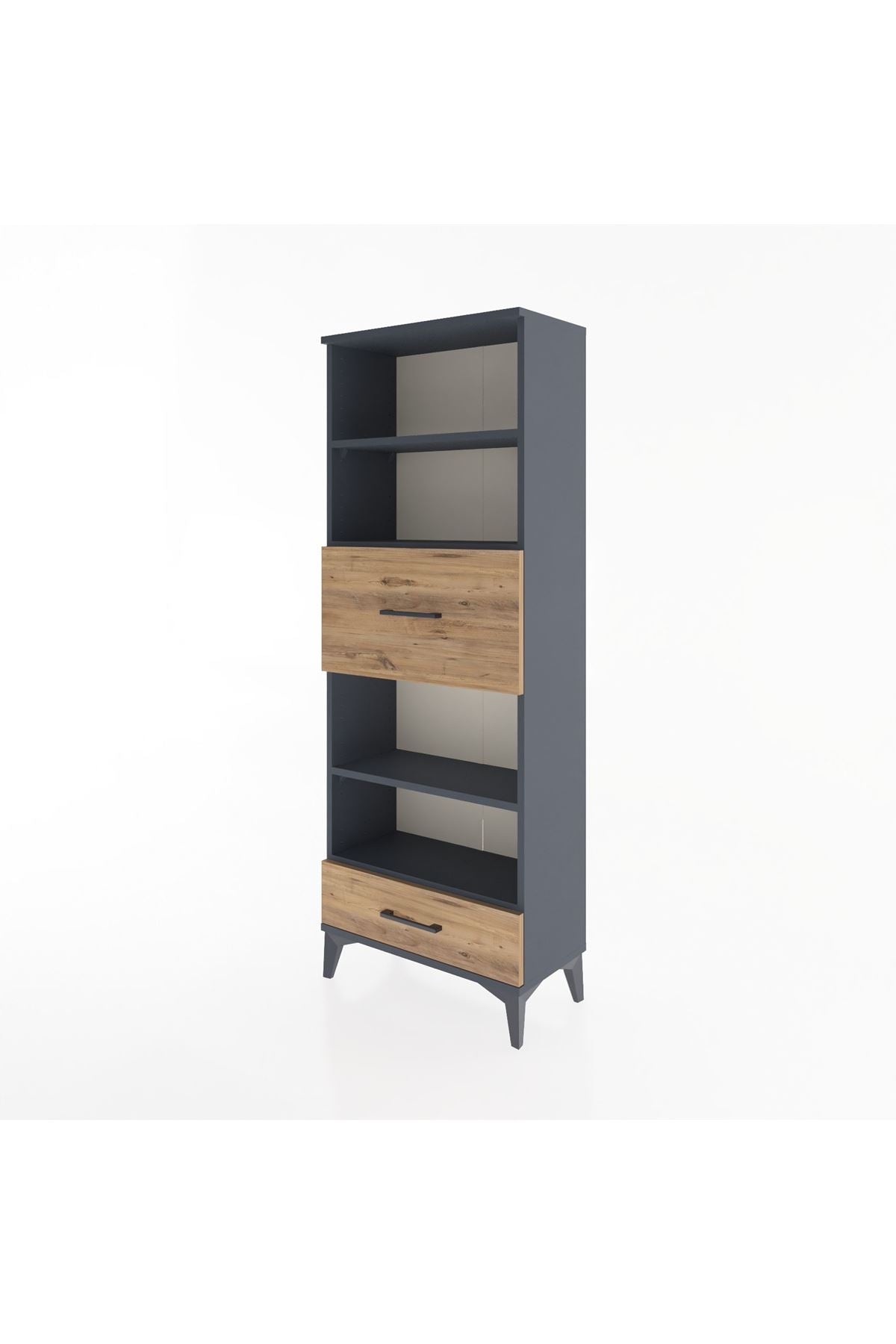 Arges Dolap 4 Raflı 2 Çekmeceli 60x30x163 - S20M054V6A