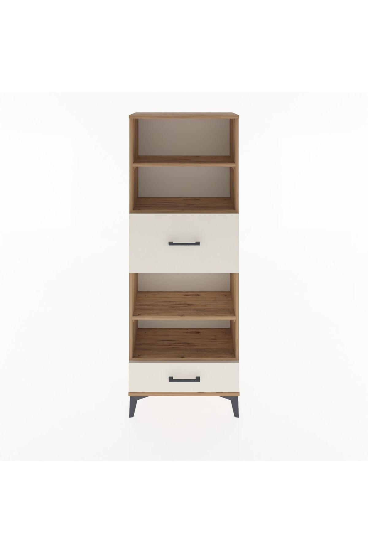 Arges Dolap 4 Raflı 2 Çekmeceli 60x30x163 - S20M054V7A