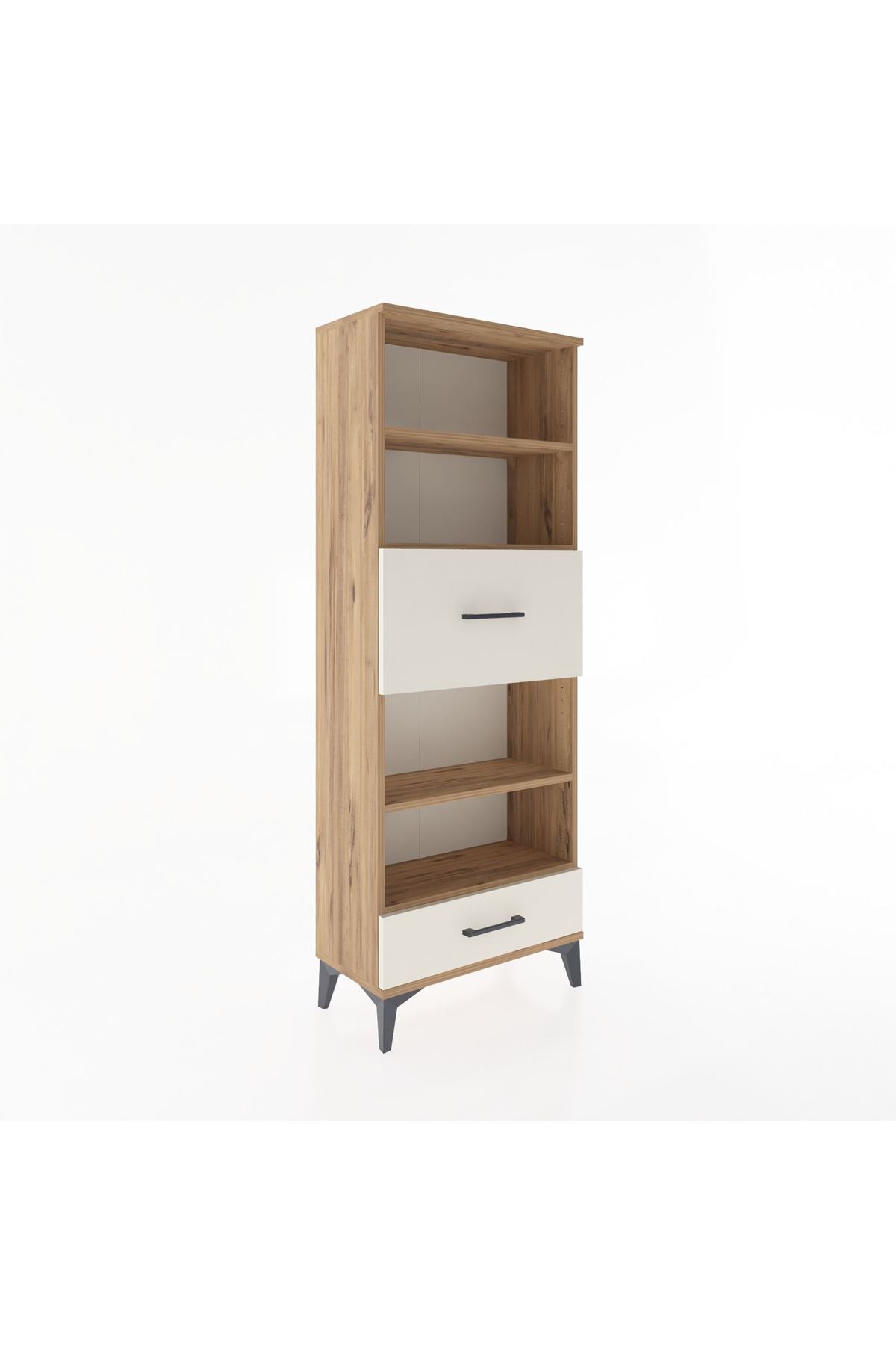 Arges Dolap 4 Raflı 2 Çekmeceli 60x30x163 - S20M054V7A