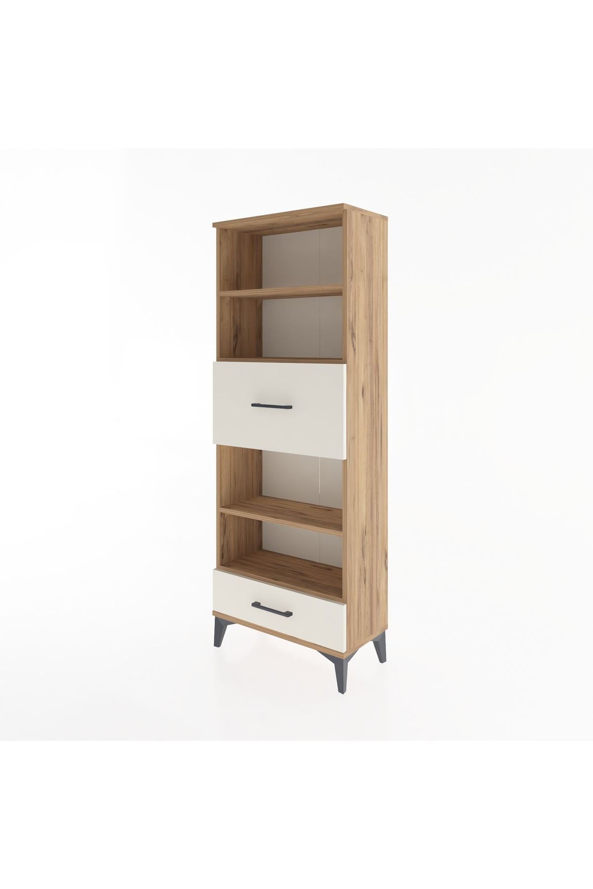 Arges Dolap 4 Raflı 2 Çekmeceli 60x30x163 - S20M054V7A