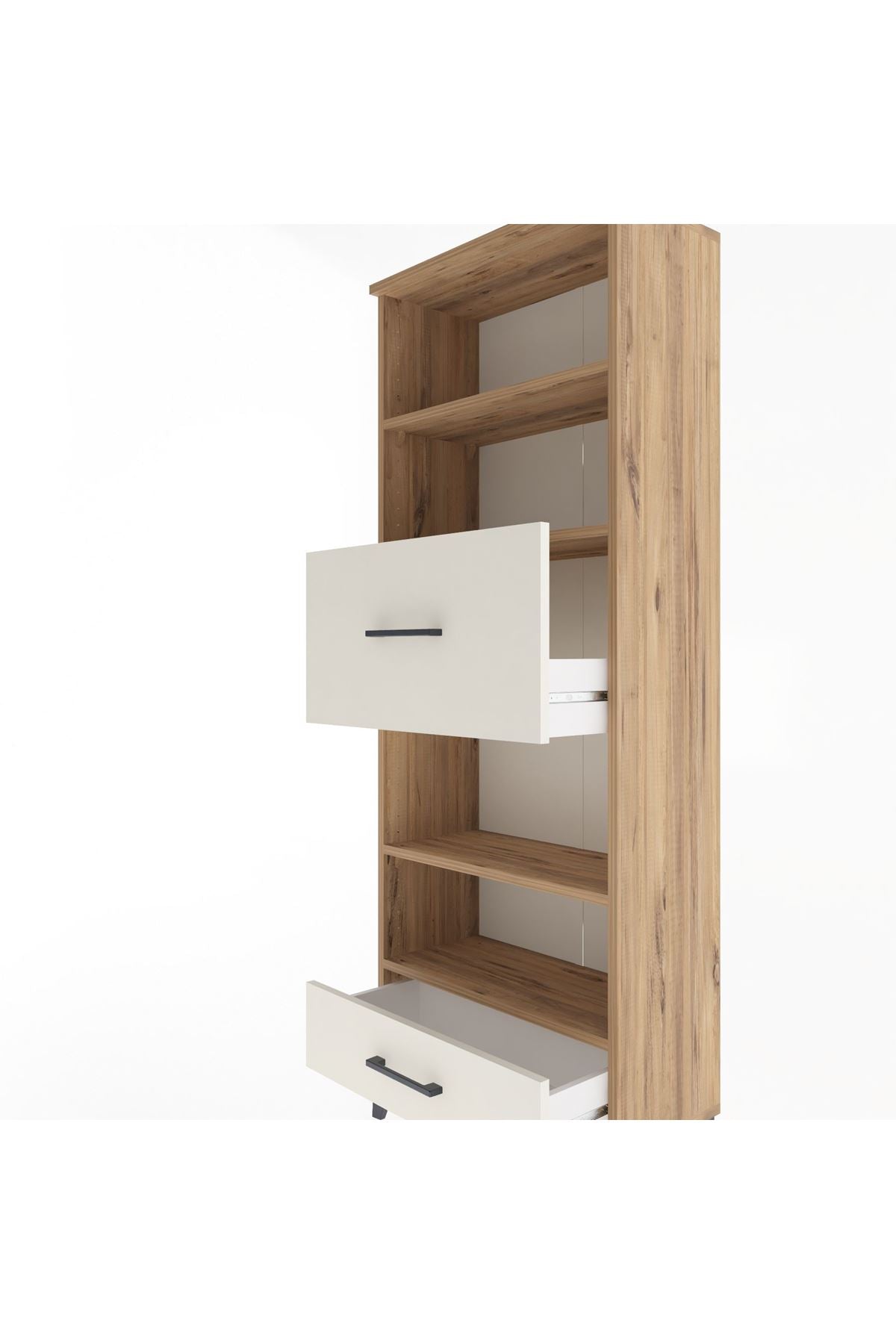 Arges Dolap 4 Raflı 2 Çekmeceli 60x30x163 - S20M054V7A