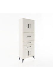 Arges Dolap 2 Raflı 3 Çekmeceli 4 Kapaklı 60x30x163 - S20M055V1A