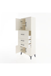 Arges Dolap 2 Raflı 3 Çekmeceli 4 Kapaklı 60x30x163 - S20M055V1A