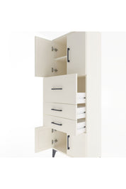 Arges Dolap 2 Raflı 3 Çekmeceli 4 Kapaklı 60x30x163 - S20M055V1A