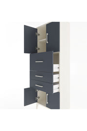 Arges Dolap 2 Raflı 3 Çekmeceli 4 Kapaklı 60x30x163 - S20M055V2A