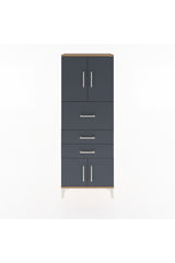 Arges Dolap 2 Raflı 3 Çekmeceli 4 Kapaklı 60x30x163