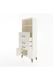 Arges Dolap 2 Raflı 3 Çekmeceli 2 Kapaklı 60x30x163 - S20M056V1A