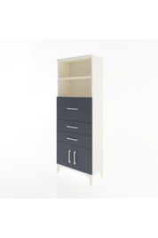Arges Dolap 2 Raflı 3 Çekmeceli 2 Kapaklı 60x30x163 - S20M056V2A