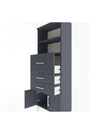 Arges Dolap 2 Raflı 3 Çekmeceli 2 Kapaklı 60x30x163 - S20M056V5A