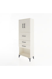 Arges Dolap 2 Raflı 3 Çekmeceli 2 Kapaklı 60x30x163 - S20M057V1A