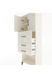 Arges Dolap 2 Raflı 3 Çekmeceli 2 Kapaklı 60x30x163 - S20M057V1A