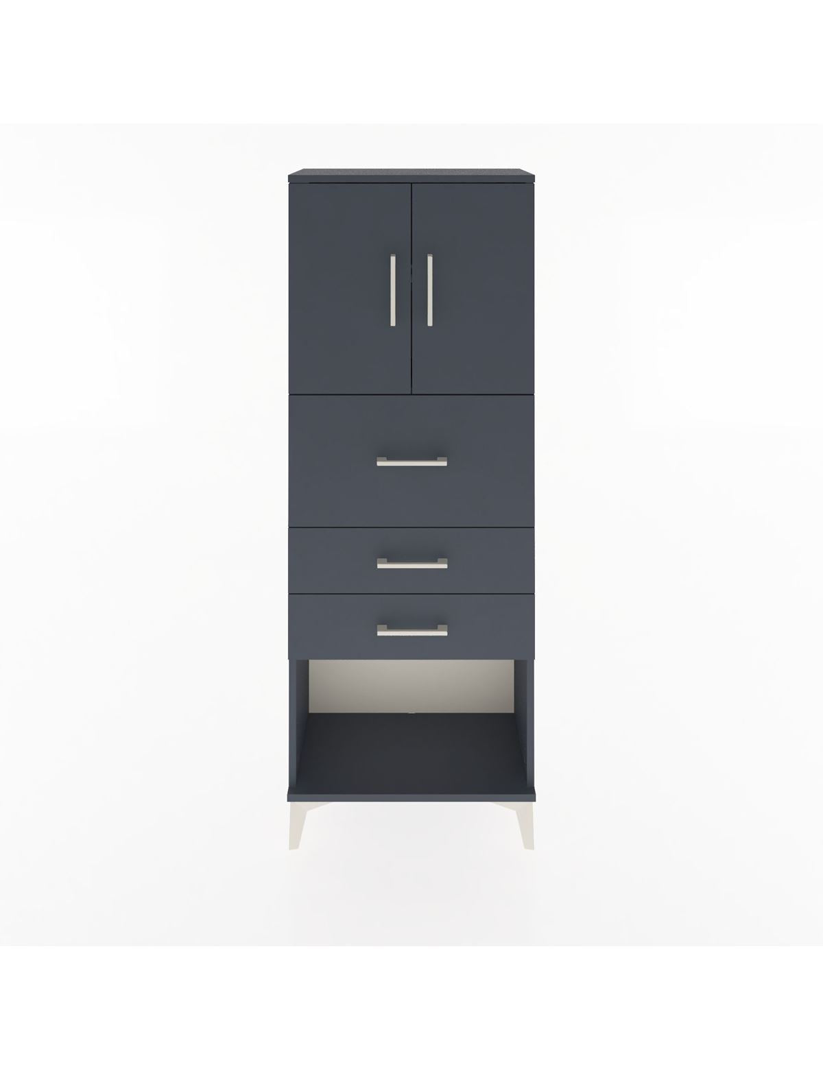 Arges Dolap 2 Raflı 3 Çekmeceli 2 Kapaklı 60x30x163 - S20M057V5A
