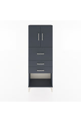 Arges Dolap 2 Raflı 3 Çekmeceli 2 Kapaklı 60x30x163