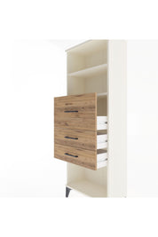 Arges Dolap 2 Raflı 3 Çekmeceli 60x30x163 - S20M058V3A