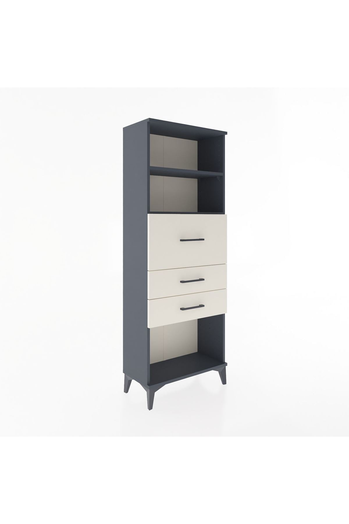 Arges Dolap 2 Raflı 3 Çekmeceli 60x30x163 - S20M058V4A