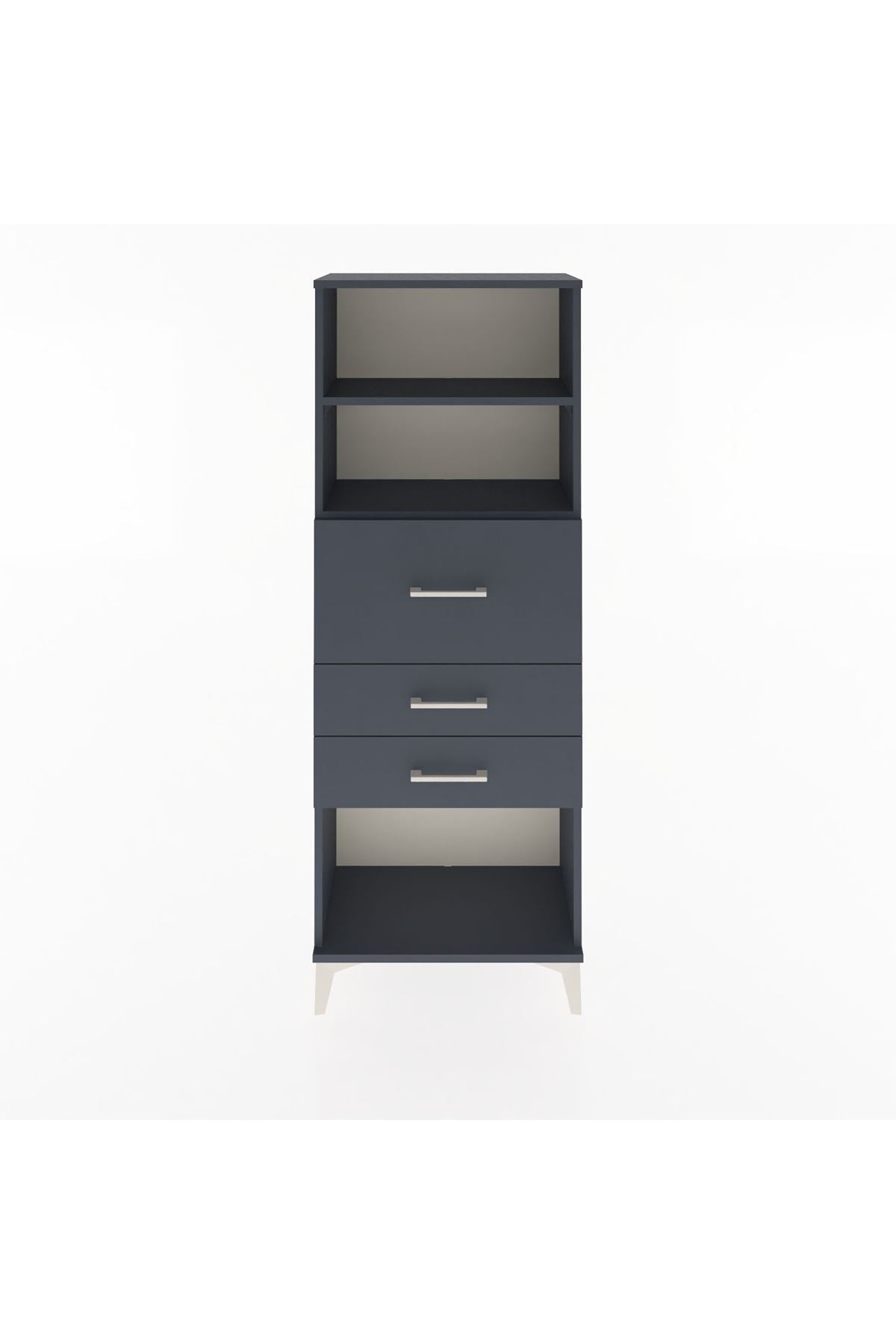 Arges Dolap 2 Raflı 3 Çekmeceli 60x30x163 - S20M058V5A