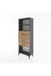 Arges Dolap 2 Raflı 3 Çekmeceli 60x30x163 - S20M058V6A