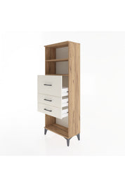 Arges Dolap 2 Raflı 3 Çekmeceli 60x30x163 - S20M058V7A