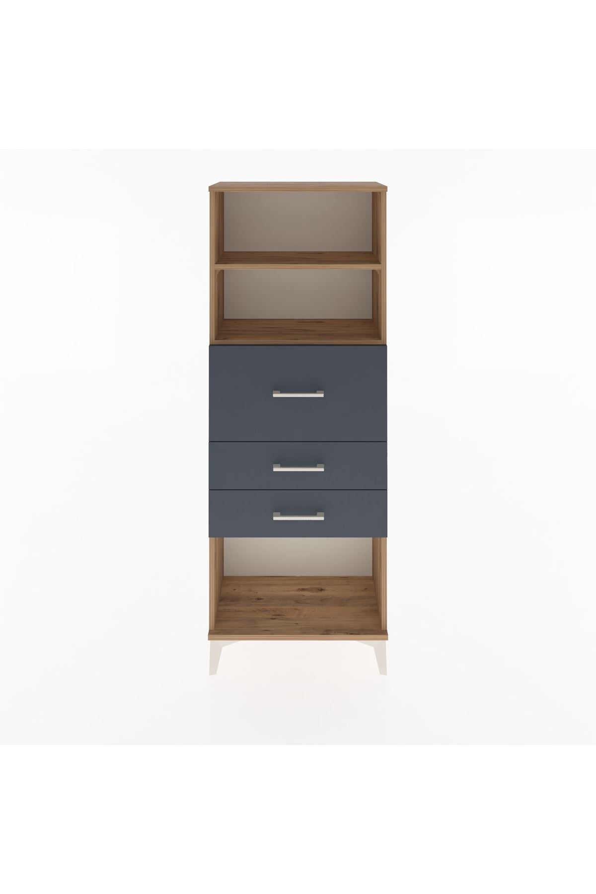 Arges Dolap 2 Raflı 3 Çekmeceli 60x30x163 - S20M058V8A