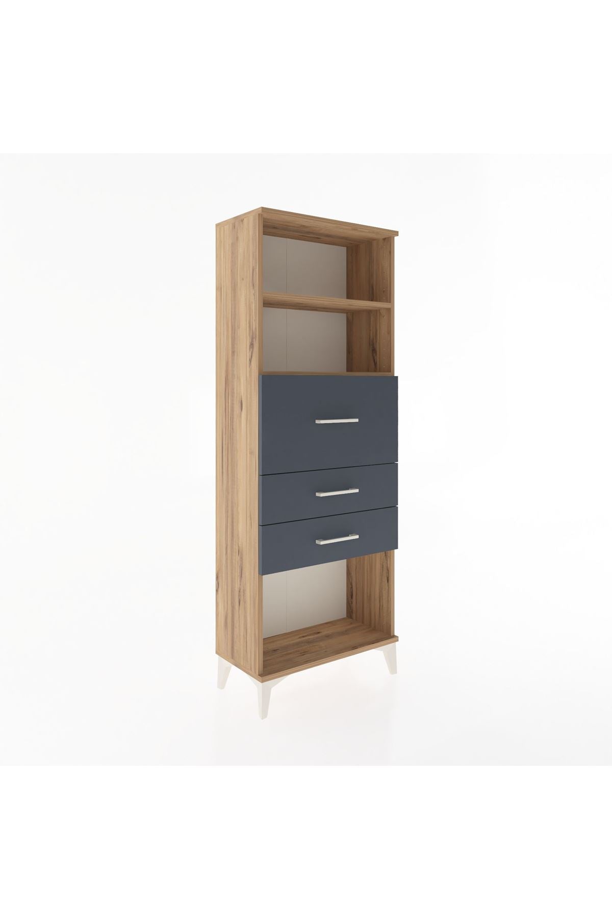 Arges Dolap 2 Raflı 3 Çekmeceli 60x30x163 - S20M058V8A