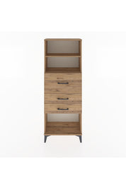 Arges Dolap 2 Raflı 3 Çekmeceli 60x30x163 - S20M058V9A