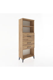 Arges Dolap 2 Raflı 3 Çekmeceli 60x30x163 - S20M058V9A