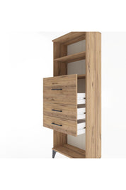 Arges Dolap 2 Raflı 3 Çekmeceli 60x30x163 - S20M058V9A