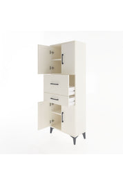 Arges Dolap 3 Raflı 2 Çekmeceli 4 Kapaklı 60x30x163 - S20M059V1A