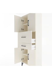 Arges Dolap 3 Raflı 2 Çekmeceli 4 Kapaklı 60x30x163 - S20M059V1A